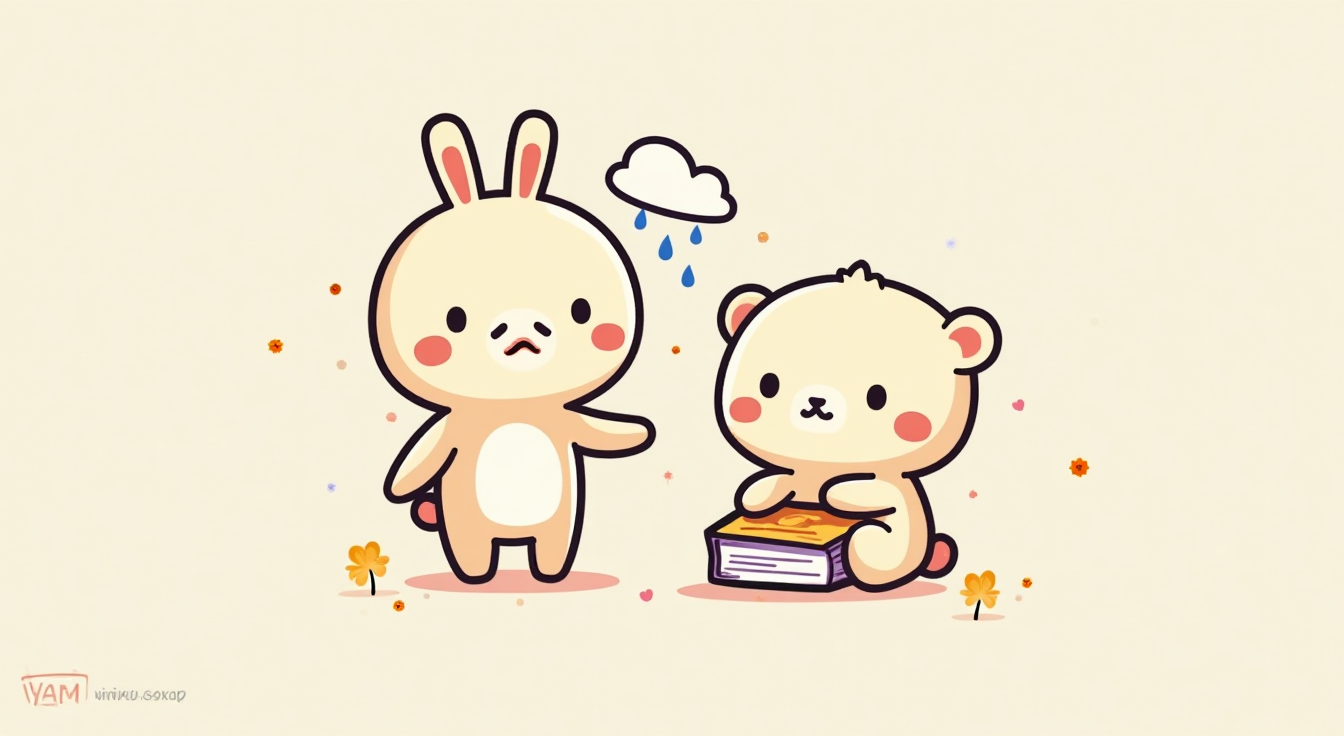 지친 마음형 🌧️ — 지금 휴식과 도움이 절실한 상태